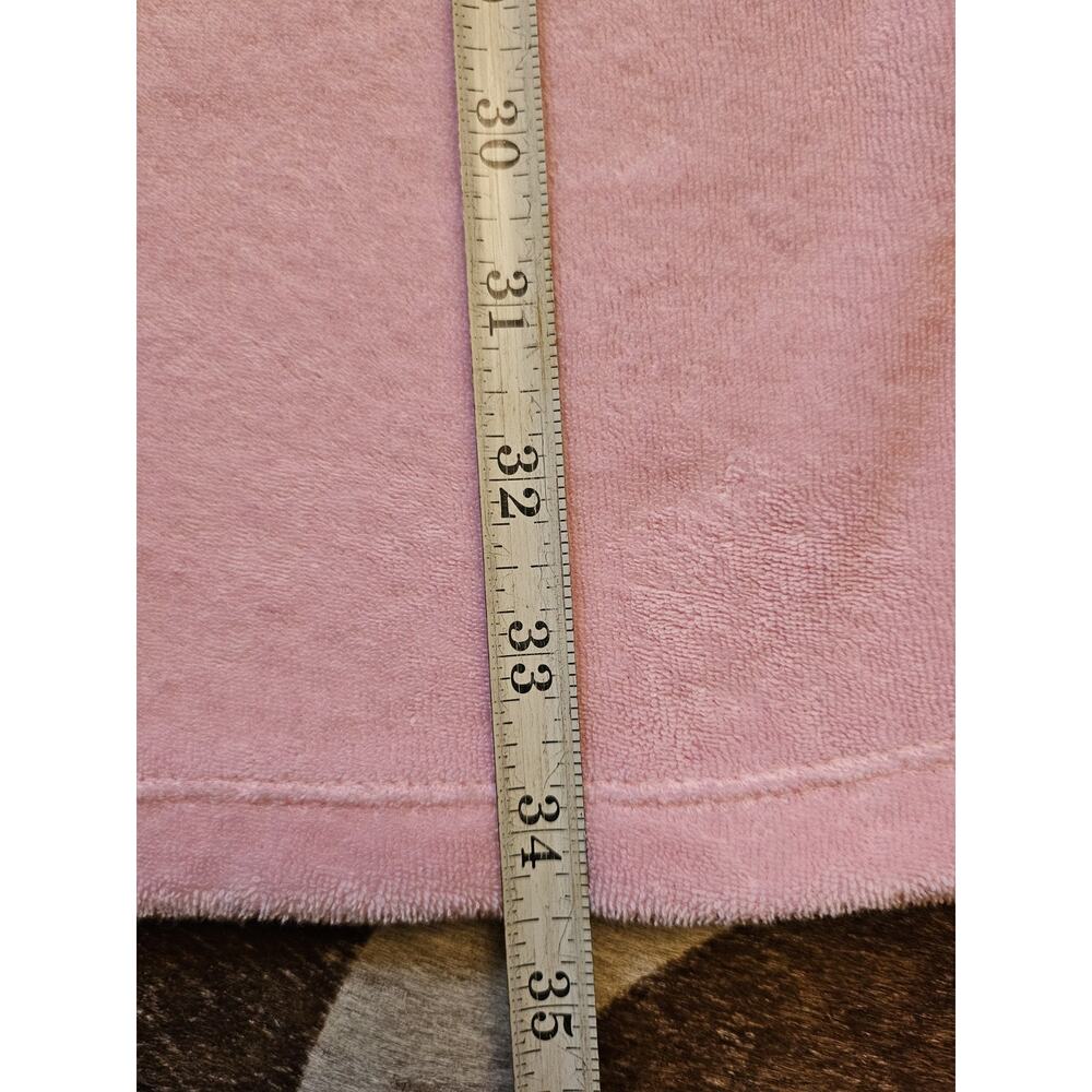 Juicy Couture Vintage Y2K Pink Terry Cloth Cover Up Dress L USA Towel Pool - Picture 7 of 7